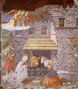 Fra Filippo Lippi The Nativity and Adoration of the Shepherds oil painting artist
